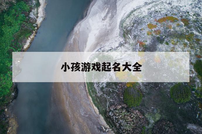 小孩游戲起名大全